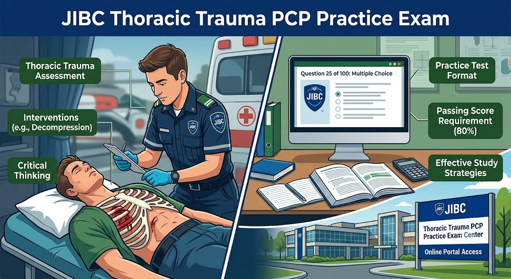 JIBC Thoracic Trauma PCP Practice Test Banner