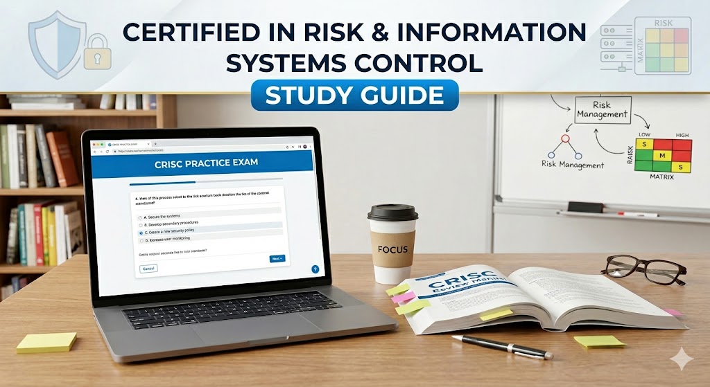 Certified in Risk and Information Systems Control (CRISC) Practice Test Banner