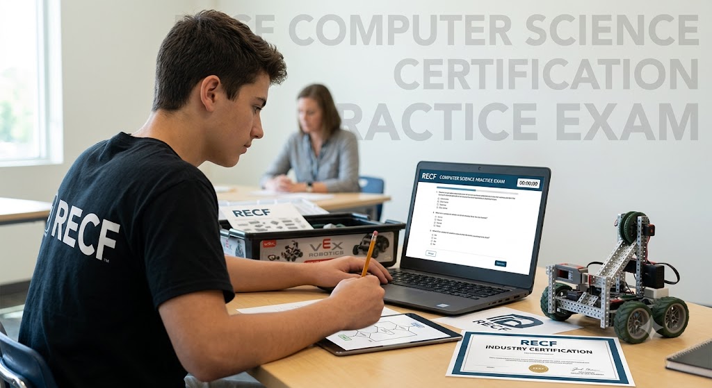RECF Computer Science Certification Practice Exam Banner