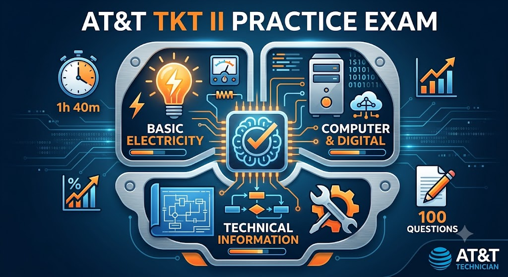 AT&T Technical Knowledge (TKT) II Practice Test Banner