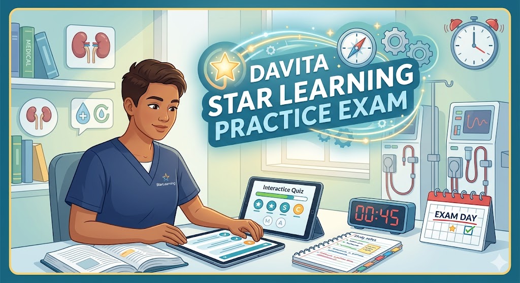 DaVita Star Learning Practice Exam Banner