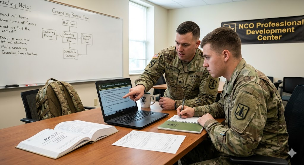 Army Leadership and Counseling Practice Test Banner