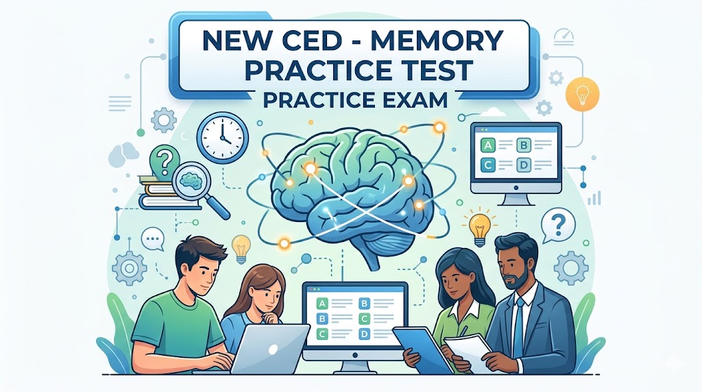 New CED - Memory Practice Test Practice Exam Banner