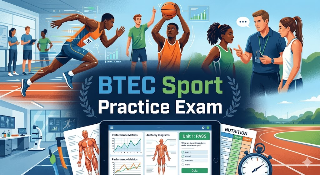 BTEC Sport Practice Test Banner