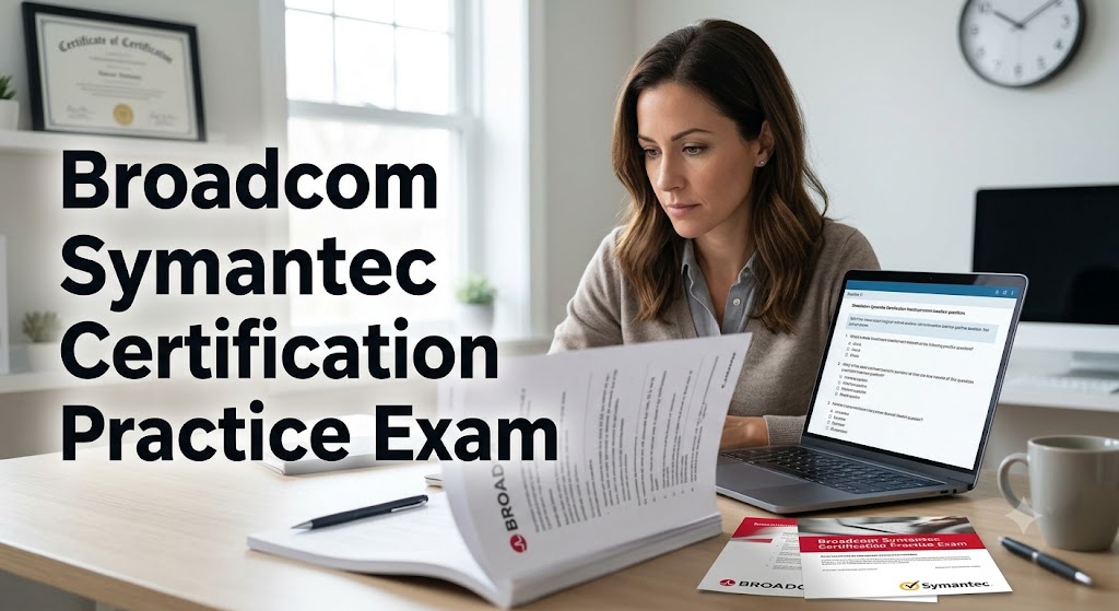 Broadcom Symantec Practice Test & Exam Prep Banner
