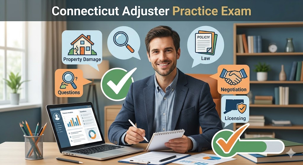 Connecticut Adjuster Practice  Exam Banner