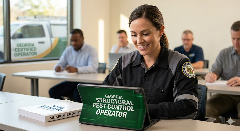 Georgia Certified Structural Pest Control Operator Practice Exam Banner