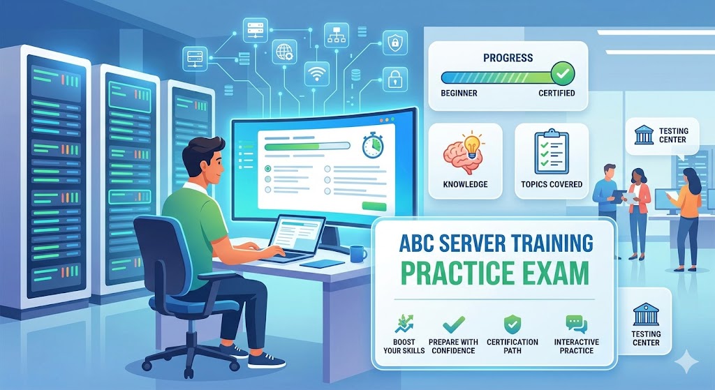 ABC Server Training Practice Exam Banner