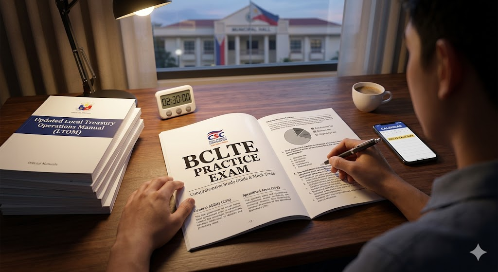 Basic Competency on Local Treasury Examination (BCLTE) Practice Exam Banner