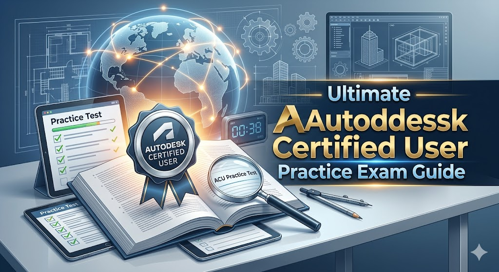 Autodesk Certified User (ACU) Practice Test Banner
