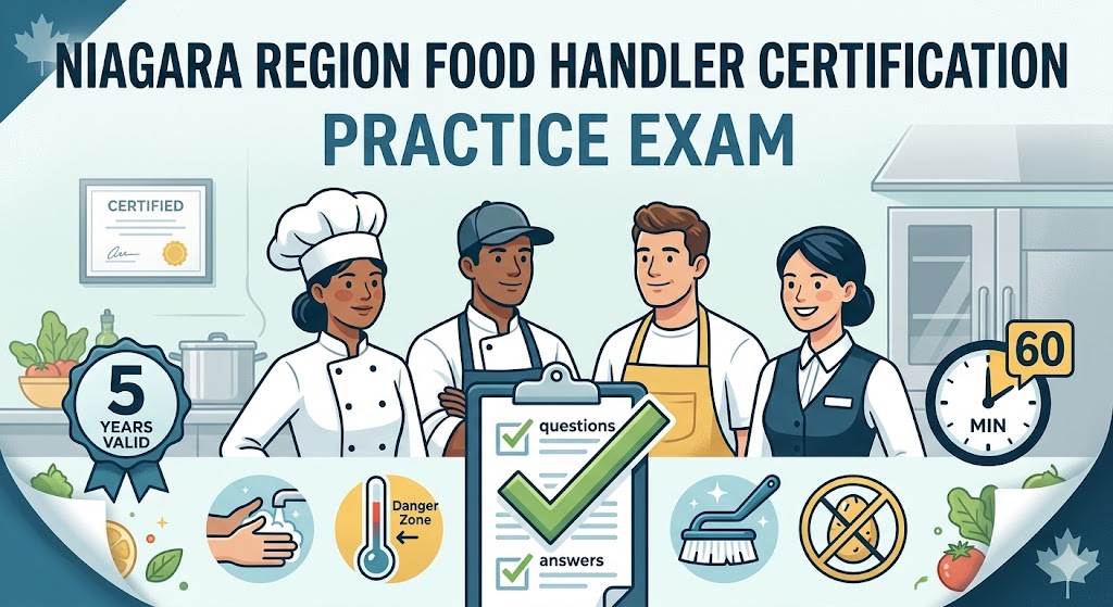 Niagara Region Food Handler Certification Practice Exam Banner