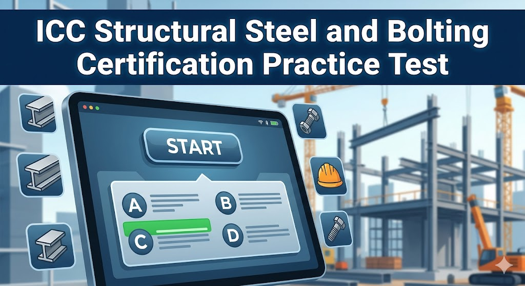 ICC Structural Steel and Bolting Certification Practice Test Banner