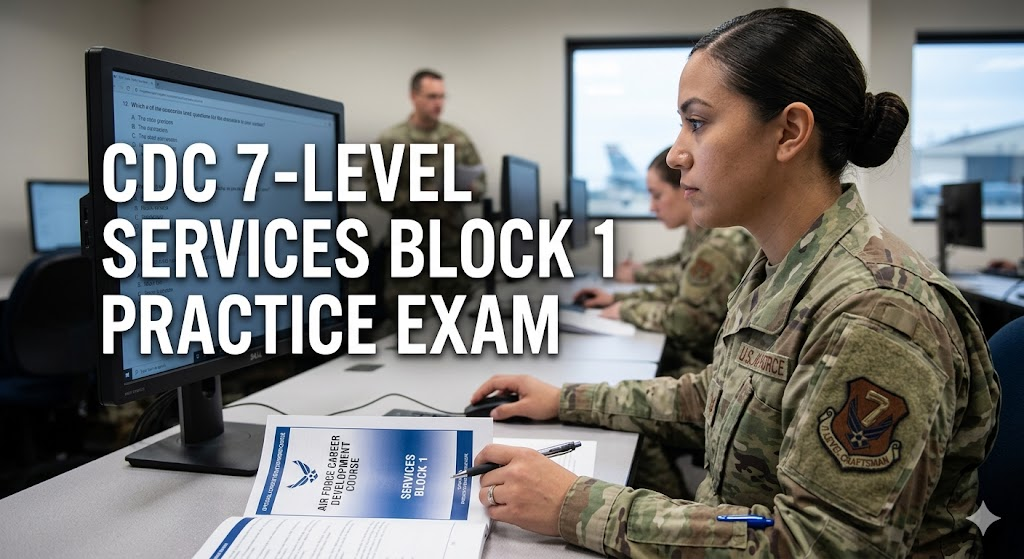 CDC 7‑Level Services Block 1 Practice Test Banner