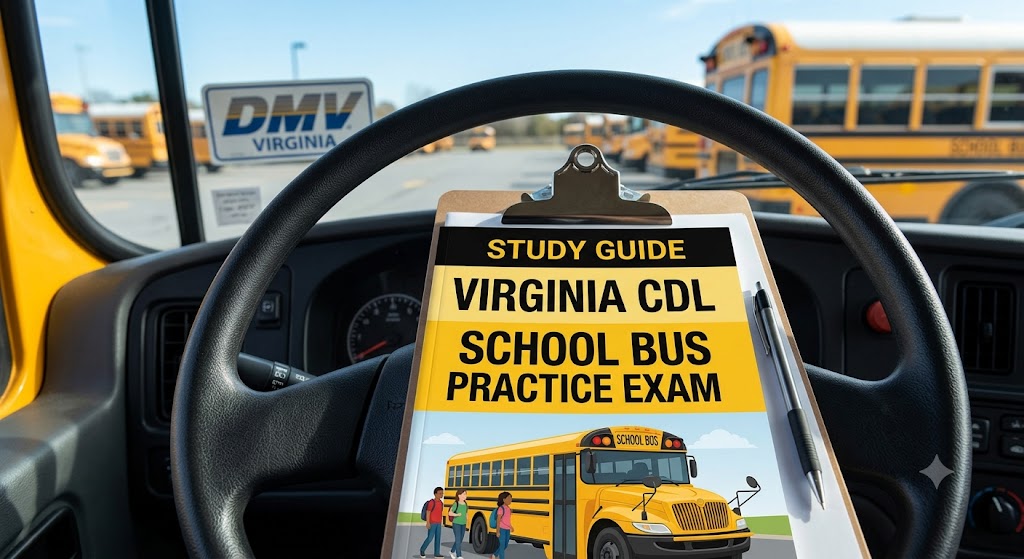 Virginia CDL School Bus Practice Test Banner