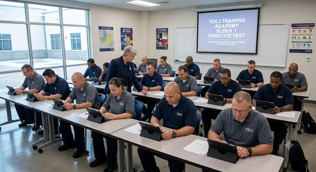 TDCJ Training Academy Block 1 Practice Test Banner