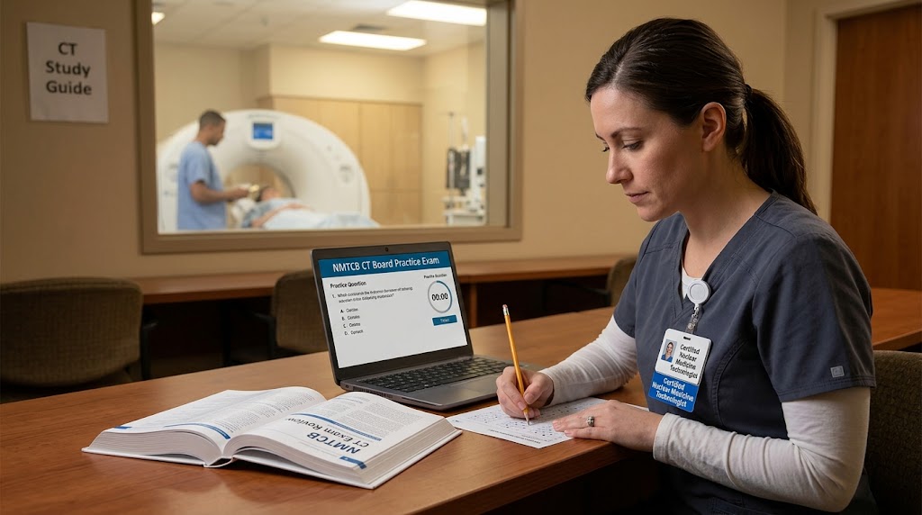 NMTCB Computed Tomography (CT) Board Practice Exam Banner