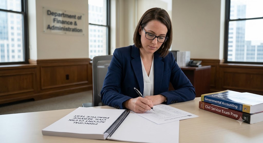 Principal Account Clerk Civil Service Practice Test Banner