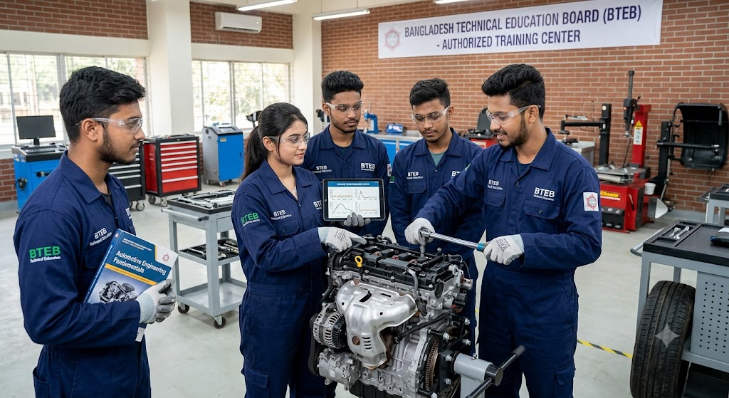 BTEB Automotive Practice Test & Exam Prep | Bangladesh Banner