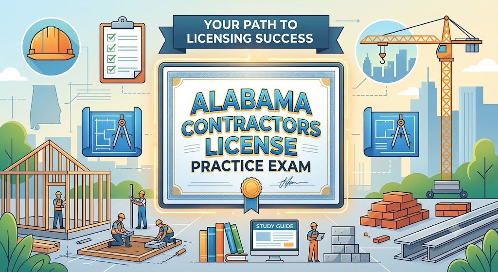 Alabama Contractors License Practice Exam Banner