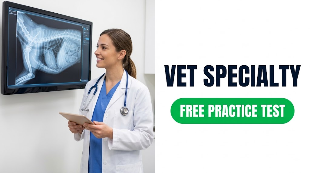 VET Specialty Practice Test & Exam Prep Banner
