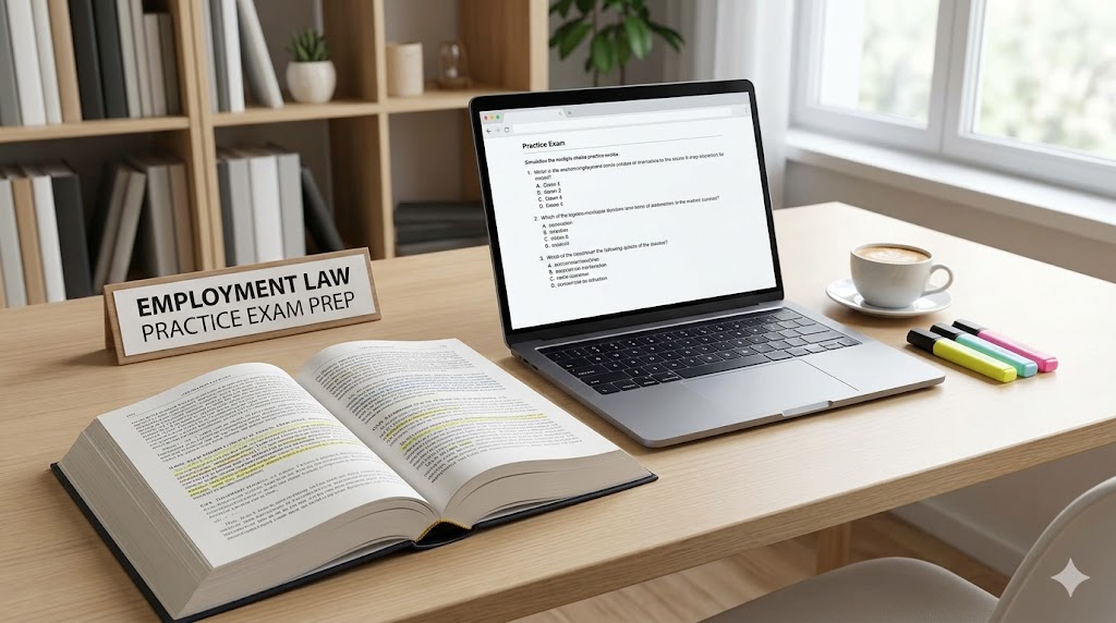 Employment Law Practice Exam Banner