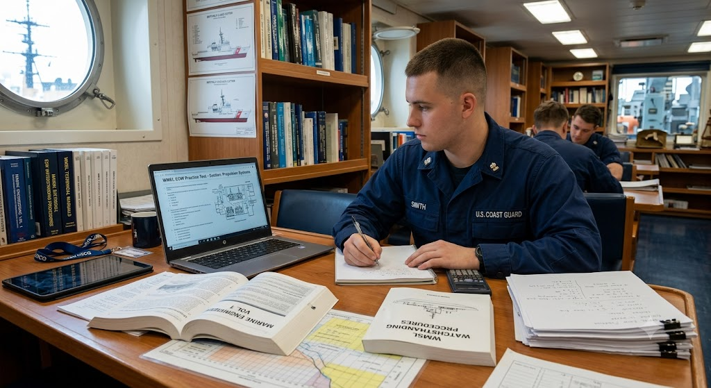 WMSL In-Port Engineer Officer of the Watch (EOW) Practice Test Banner