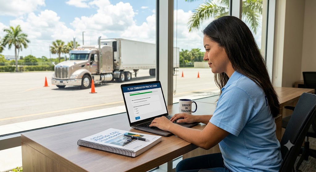 Florida CDL Combination Practice Test Banner