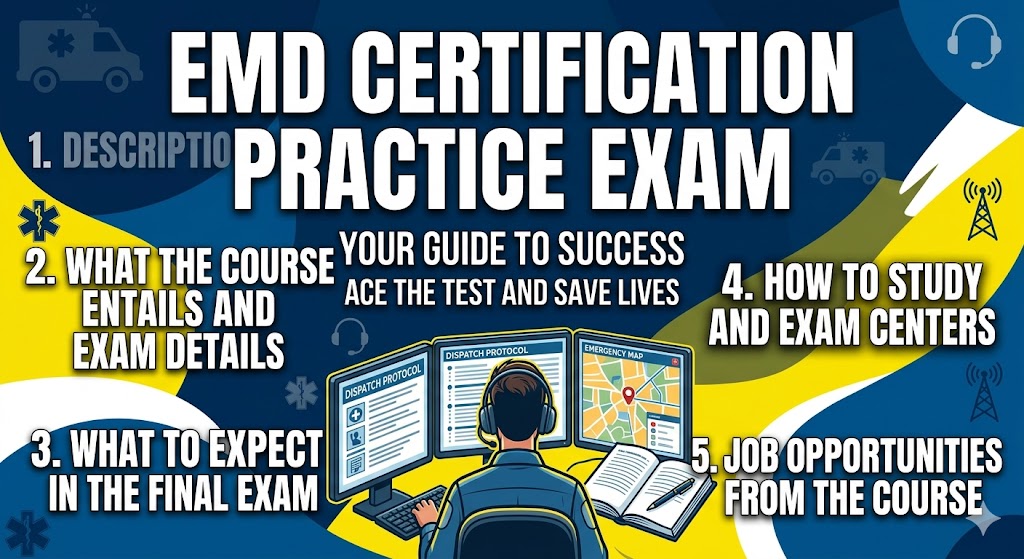 Emergency Medical Dispatcher (EMD) Certification Practice Exam Banner