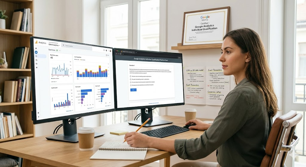 Google Analytics Individual Qualification Practice Exam Banner