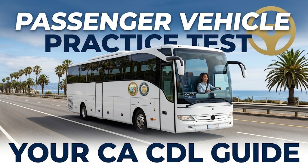 Connecticut CDL Passenger Vehicles Practice Test Banner