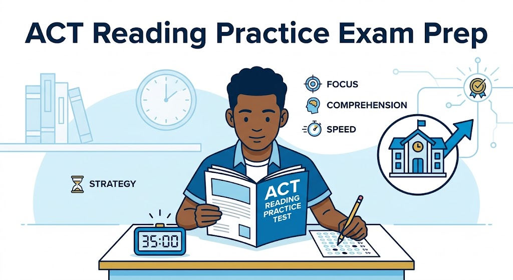 ACT Reading Practice Test Banner