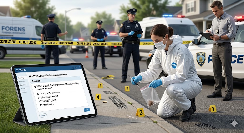 PRPA Crime Scene Management/Physical Evidence Practice Test Banner