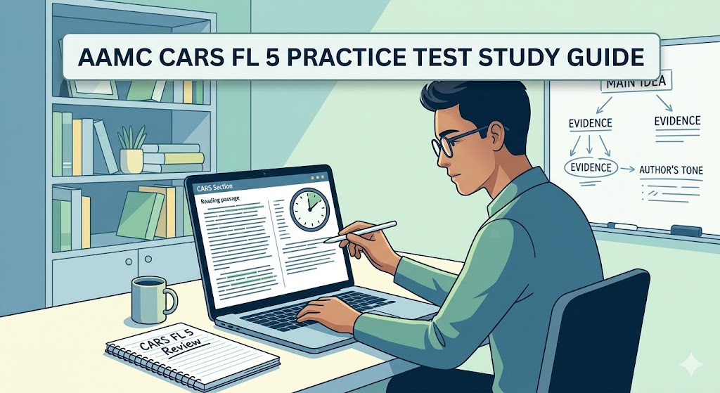 AAMC CARS FL 5 Practice Test Study Guide Banner