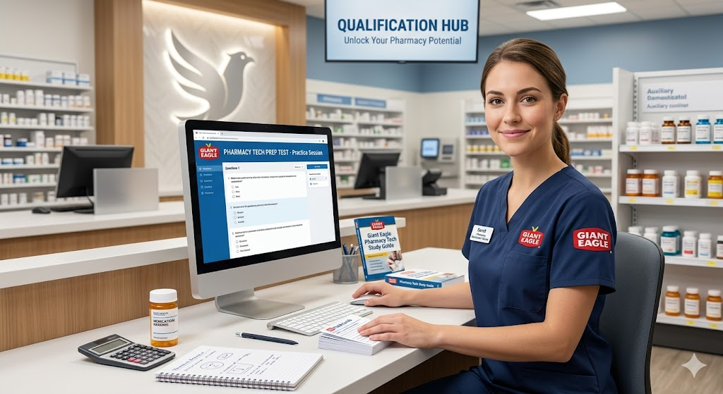 Giant Eagle Pharmacy Tech Qualification Practice Exam Banner
