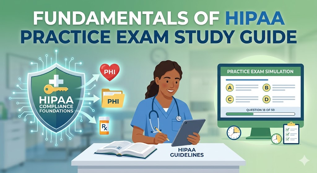 Fundamentals of HIPAA Practice Exam Banner