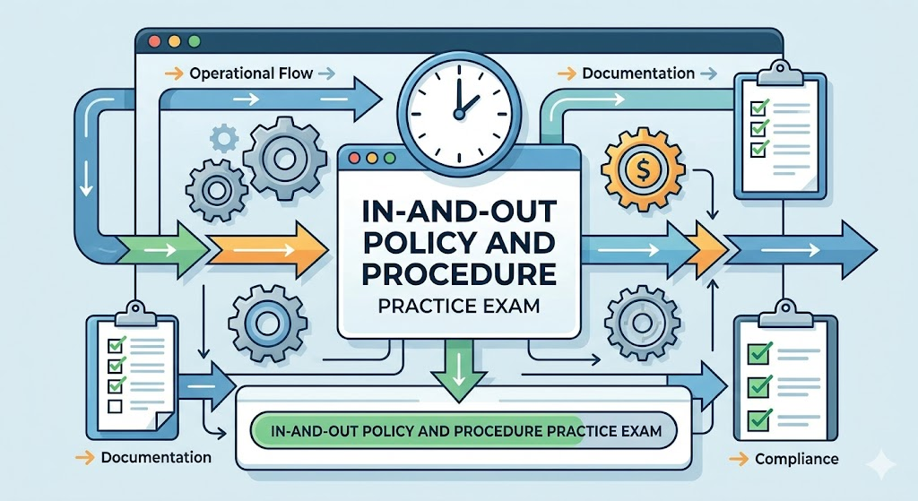 In-and-Out Policy and Procedure Practice Test Banner