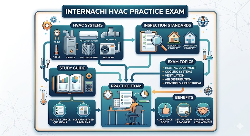 InterNACHI Heating, Ventilation, and Air Conditioning (HVAC) Practice Exam Banner