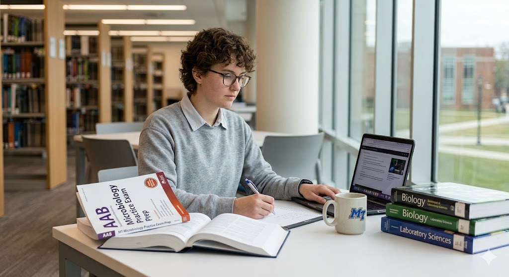 AAB MT Microbiology Practice Exam Prep Banner