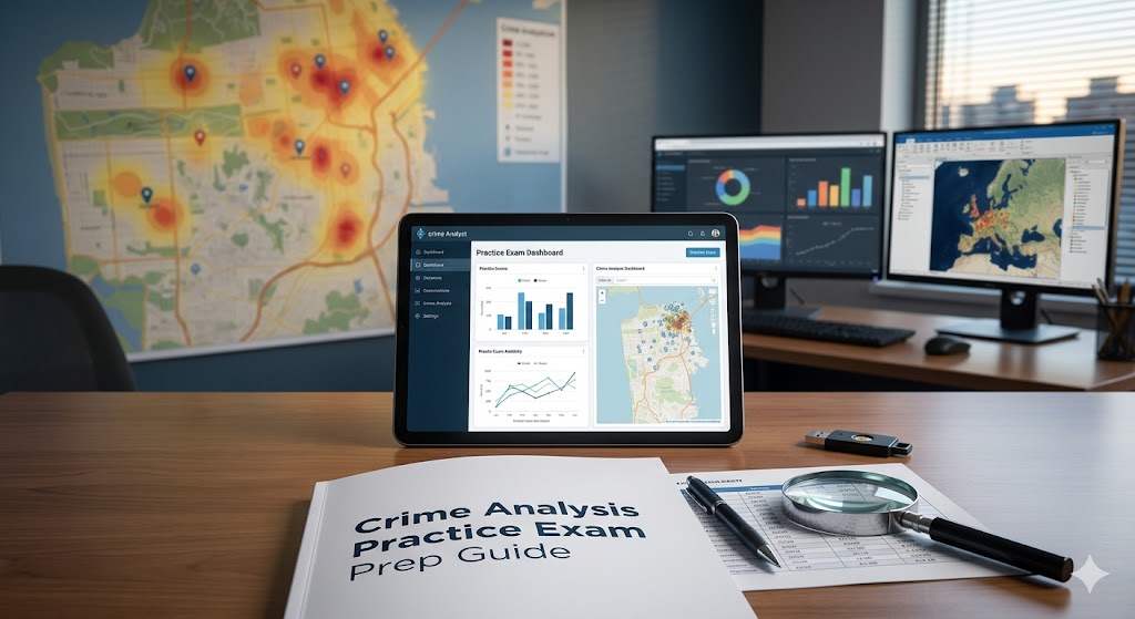 Crime Analysis Practice Exam Banner