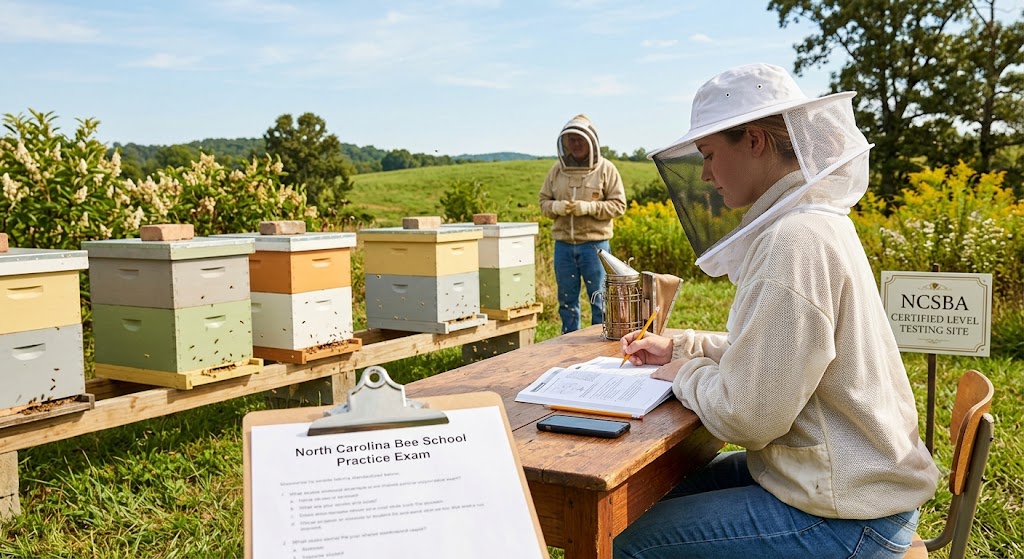 North Carolina Bee School Practice Exam Banner