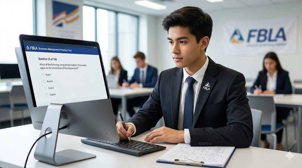 Future Business Leaders of America (FBLA) Business Management Practice Test Banner