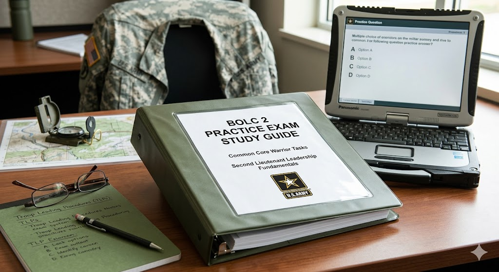 Basic Officer Leader Course (BOLC) 2 Practice Exam Banner