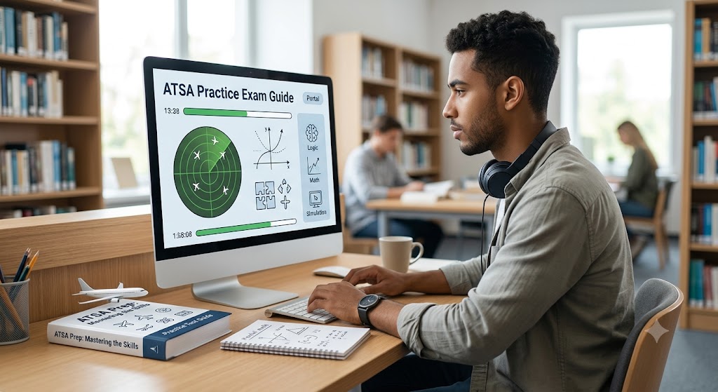 Air Traffic Skills Assessment (ATSA) Practice Test Banner