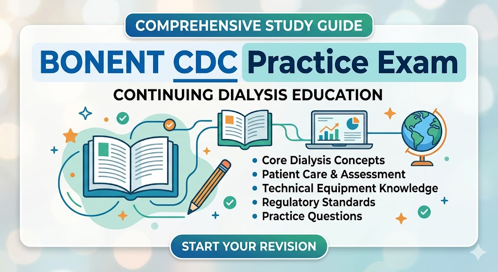 BONENT Continuing Dialysis Education (CDC) Practice Exam Banner