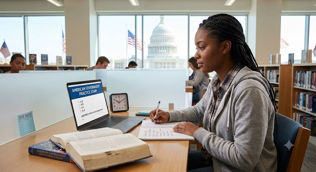 American Government Practice Test Banner