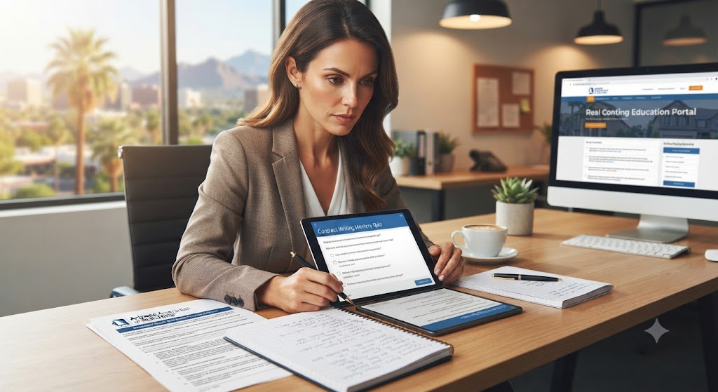 Arizona 6-Hour Contract Writing Course Practice Test Banner