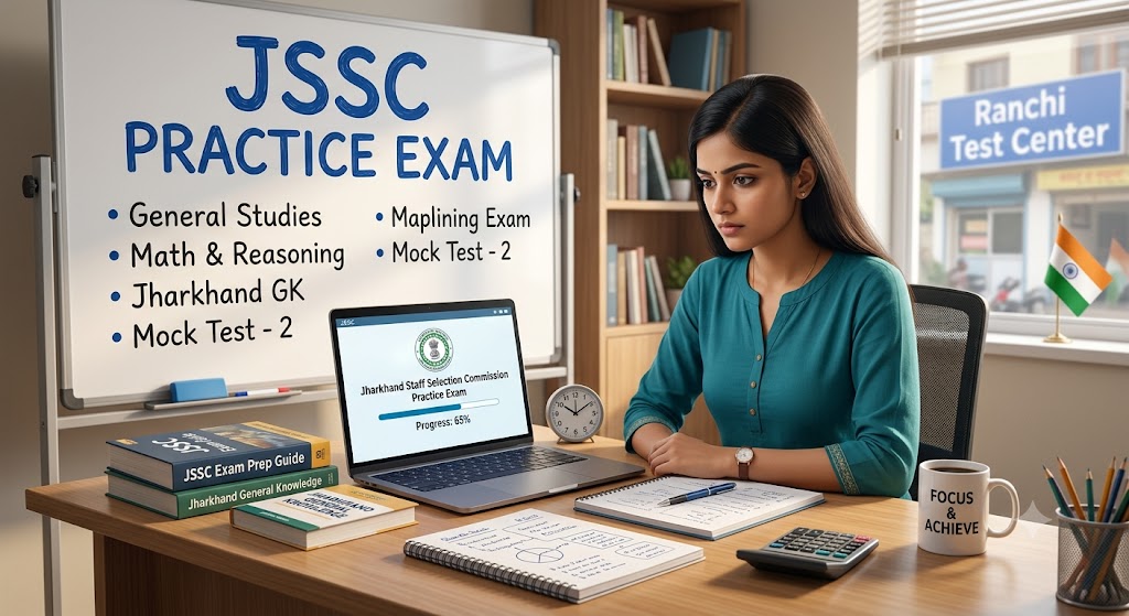 Jharkhand SSC Practice Test & Exam Prep | India Banner