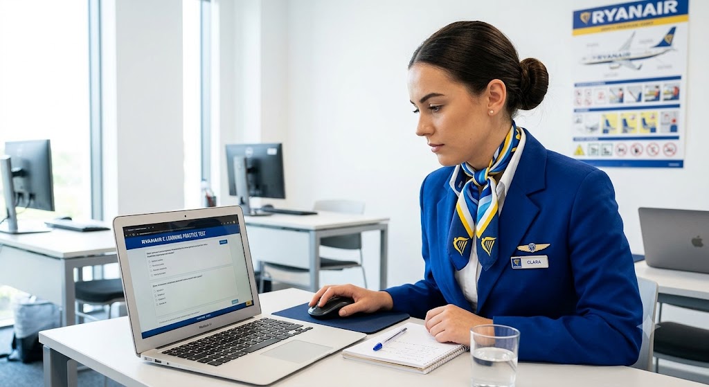 Ryanair E-Learning Practice Test Banner