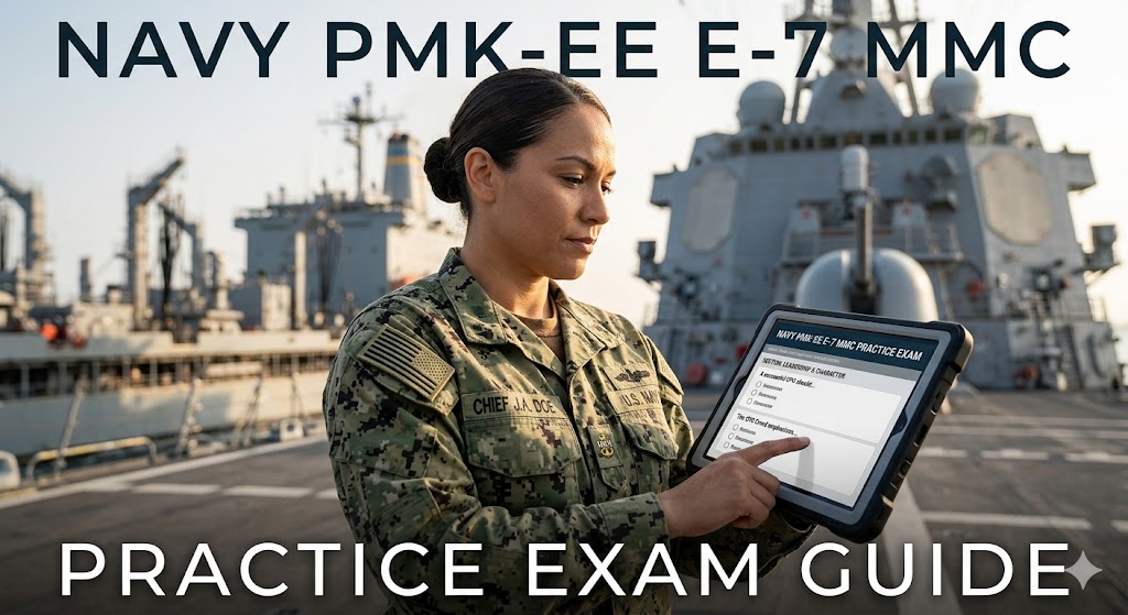 Navy PMK-EE E-7 MMC Practice Exam Banner
