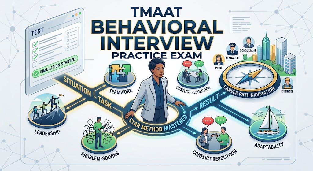 Tell Me About A Time (TMAAT) Behavioral Practice Test Banner
